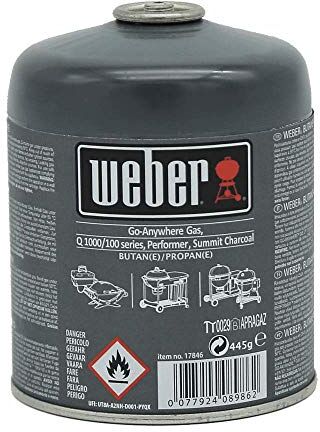 Weber Bombona de Gas pequeña 445 gr.