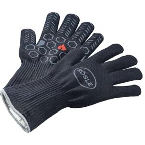 RÖSLE Guanti da barbecue premium, pregiati guanti protettivi contro le scottature, traspiranti e resistenti alle temperature fino a 350 °C, meta aramide, fodera interna in cotone RÖSLE Guanti da barbecue premium, pregiati guanti protettivi contro le scottature, traspiranti e resistenti alle temperature fino a 350 °C, meta aramide, fodera interna in cotone