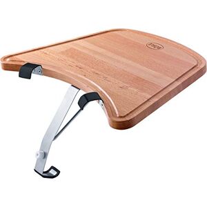 RÖSLE Tavolo di stoccaggio per barbecue a bollitore, tavolo in legno di faggio con scanalatura per il fissaggio al barbecue a carbonella No.1 F50 AIR/F60 AIR/G60 RÖSLE Tavolo di stoccaggio per barbecue a bollitore, tavolo in legno di faggio con scanalatura per il fissaggio al barbecue a carbonella No.1 F50 AIR/F60 AIR/G60
