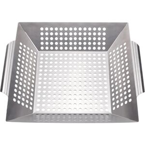 Amig Cesto per Grigliare Verdure in Barbecue 29 x 29 x 6 cm Realizzato in Acciaio Inossidabile Evita Che Le Verdure Cadano nella Griglia MOD. Amig Cesto per Grigliare Verdure in Barbecue 29 x 29 x 6 cm Realizzato in Acciaio Inossidabile Evita Che Le Verdure Cadano nella Griglia MOD.