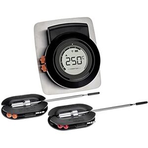 TFA Dostmann Hyper BBQ smart wireless termometro per BBQ, , per Grill/Barbecure/Affumicatore/Griglia porta, smartphone app in italiano, nero TFA Dostmann Hyper BBQ smart wireless termometro per BBQ, , per Grill/Barbecure/Affumicatore/Griglia porta, smartphone app in italiano, nero