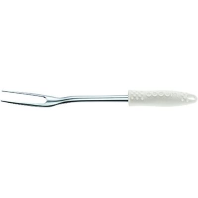 Bodum Fyrkat forchetta barbecue, posate barbecue, acciaio inox / silicone, crema, Bodum Fyrkat forchetta barbecue, posate barbecue, acciaio inox / silicone, crema,