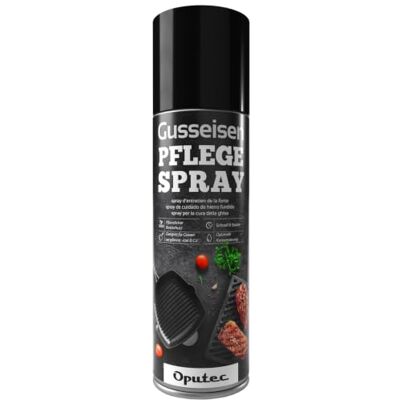 Oputec 1 x 500ml Bomboletta Spray Cura della ghisa Accessori Ideali per la Protezione e la Cura di Griglie, padelle, pentole, forni Olandesi, girarrosti in ghisa Protettivo Antiaderente per ghisa Oputec 1 x 500ml Bomboletta Spray Cura della ghisa Accessori Ideali per la Protezione e la Cura di Griglie, padelle, pentole, forni Olandesi, girarrosti in ghisa Protettivo Antiaderente per ghisa