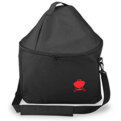 Weber Borsa Premium da trasporto / per barbecue portatile Smokey Joe, tessuto resistente all'acqua con tracolla imbottita regolabile, nero, 50 x 48 x 42 cm Weber Borsa Premium da trasporto / per barbecue portatile Smokey Joe, tessuto resistente all'acqua con tracolla imbottita regolabile, nero, 50 x 48 x 42 cm