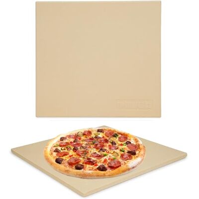 Mimiuo Pietra refrattaria per Cottura Pizza, Cordierite Rettangolare per Pizza o Pane(33 * 33CM), per Ooni Forno Mimiuo Pietra refrattaria per Cottura Pizza, Cordierite Rettangolare per Pizza o Pane(33 * 33CM), per Ooni Forno