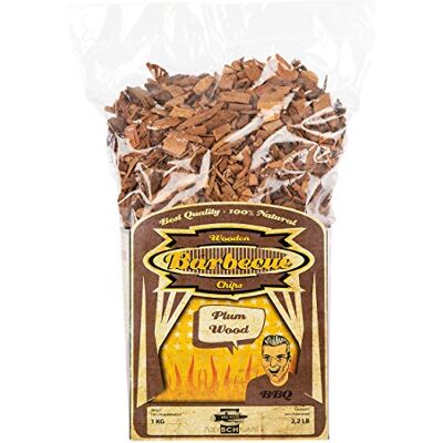 Axtschlag Modello - Chips di legno di prugna affumicata - Legnetti affumicatori 1kg Axtschlag Modello - Chips di legno di prugna affumicata - Legnetti affumicatori 1kg