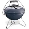 Weber Smokey Joe Premium Barbecue a Carbone, Maniglia per il trasporto, Ø 37 cm, Slate Blue ()