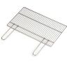 Ompagrill Graticola Griglia per Arrostire Barbecue Camino Manici a Tondino Richiudibili 67 x 40 cm