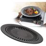 Cuque Vendite Pazze Piastra per barbecue coreana, griglia per barbecue Griglia per barbecue Cucina Barbecue Pan Strumento per teglie antiaderenti per interni all'aperto