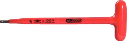 KS TOOLS Chiave a innesto a T con isolamento protettivo, 11x200mm