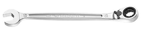 Facom 467B.10 Chiave a cricchetto con combinazione antiscivolo, 10 mm