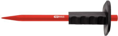 KS TOOLS Scalpello a Punta per Edilizia con Impugnatura di Protezione, 16X250 mm, Ottagonale