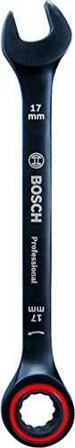 Bosch Chiave Combinata con Funzione Cricchetto (17 mm, Acciaio al Cromo-Vanadio) Amazon Exclusive