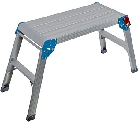 Silverline Scala a 1 gradino con pedana, portata massima 150 kg