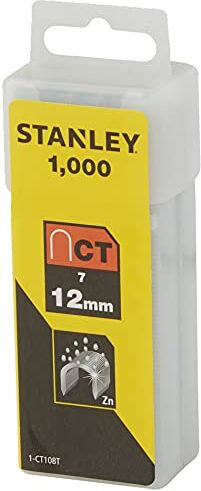 Stanley Graffette Tipo 7, Set di 1000 pz, 12 mm