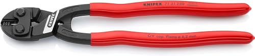 KNIPEX Cobolt Xl Tronchese a Doppia Leva Bonderizzata Nera, Rivestiti in Resina Sintetica 250 Mm (Confezione Self-Service/Blister)