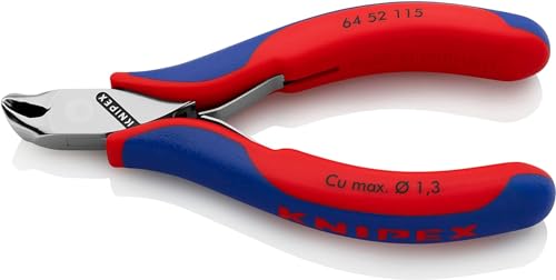 KNIPEX Tronchese per Elettronica con Tagliente Frontale Rivestiti in Materiale Bicomponente 115 Mm