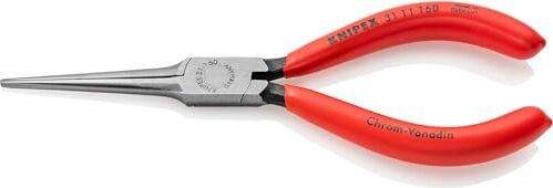 KNIPEX Pinza Prensile (A Becchi Lunghissimi) Bonderizzata Nera, Rivestiti in Resina Sintetica 160 Mm