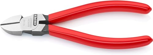 KNIPEX Tronchese Laterale per Meccanica Bonderizzata Nera, Rivestiti in Resina Sintetica 140 Mm