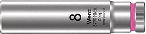 Wera Chiave a Bussola 1/4", Rosa Luminoso, 8.0 mm