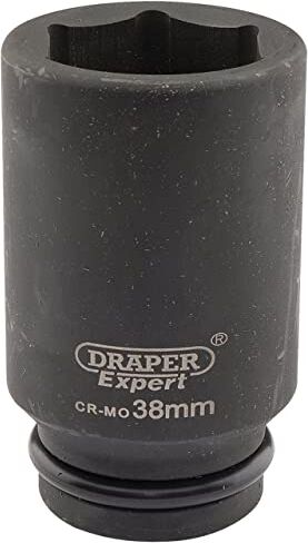 Draper ,  EXPERT 38MM 3/4 "-, Chiave a bussola a impatto con attacco quadro, a 6 punti