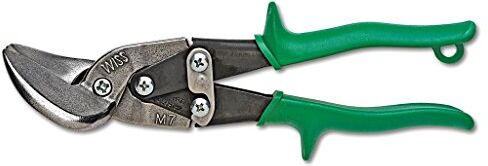 Wiss 235mm/ 9-1/4-Inch MetalMaster Cesoia sfalsata con impugnature ergonomiche antiscivolo in materiale singolo per un controllo eccellente Verde