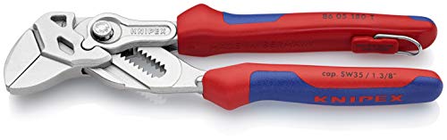 KNIPEX 8605180 17,8 cm pinza chiave – comfort grip, 86 05 180 T BKA