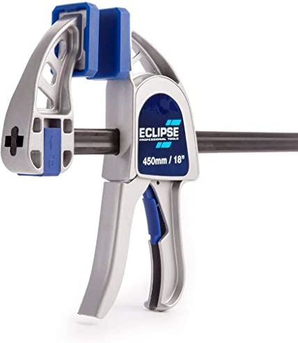 ECLIPSE Professional Tools  Morsetto a barra da usare con una mano sola, super resistente, 450 mm