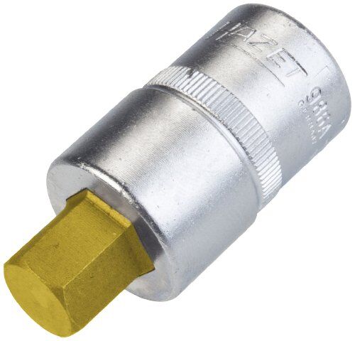 Hazet Inserto Chiave a Bussola per Giraviti, Oro, Attacco Quadro, Cavo, 12.5 mm 1/2 di Pollice