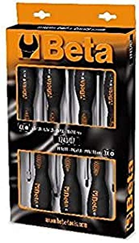 BETA Tools 1243/D7 Giraviti Viti senza Testa Intaglio, Viti Impronta a Croce Phillips 7 Pezzi