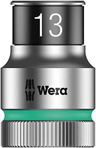 Wera , 8790 HMC HF Bussola per cricchetto Zyklop con attacco da 1/2" con ritegno vite, 13.0 mm