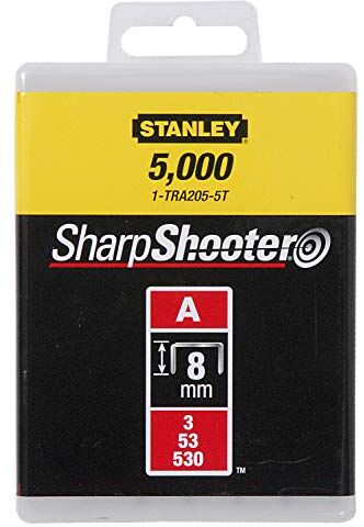 Stanley Graffette Tipo A, 8 mm, Set di 5000 Pezzi