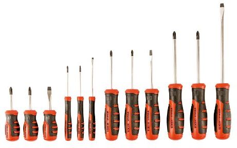 Black & Decker Set di 12 cacciaviti con punta magnetica