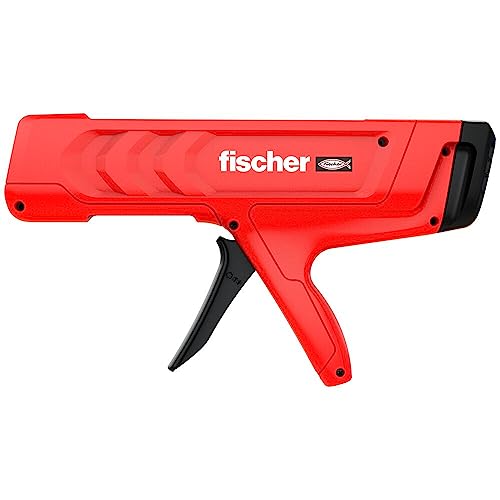 Fischer Pistola Manuale FIS DM S Pro per Silicone, Adesivo, Tassello Chimico, Resina, Adatta a Cartucce da 150 ml, 300 ml, 360 ml, 390 ml, Robusta e Professionale