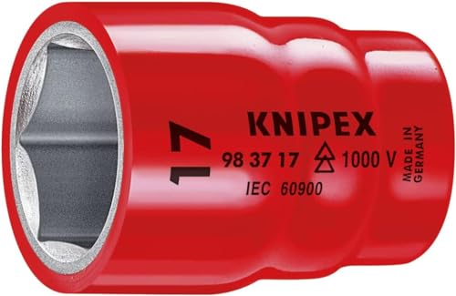 KNIPEX Chiave a Bussola per Viti Esagonali con Attacco Quadro Interno 3/8" 45 Mm