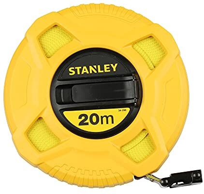 Stanley STA034296 Rotella Metrica, Nastro in Fibra di Vetro, 20 m