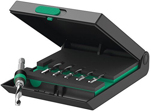 Wera 847/7 Assortimento di inserti maschi e filiere, 7 pezzi