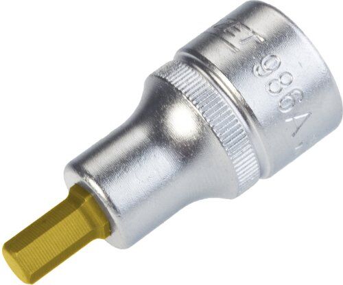 Hazet Inserto Chiave a Bussola per Giraviti, Oro, Attacco Quadro, Cavo, 12.5 mm 1/2 di Pollice