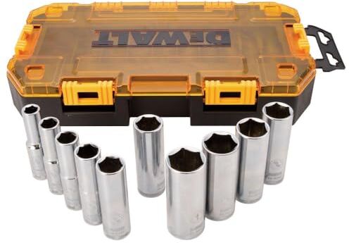 DeWalt Set di prese di azionamento, SAE, 1/2" Drive, 10 pezzi ()