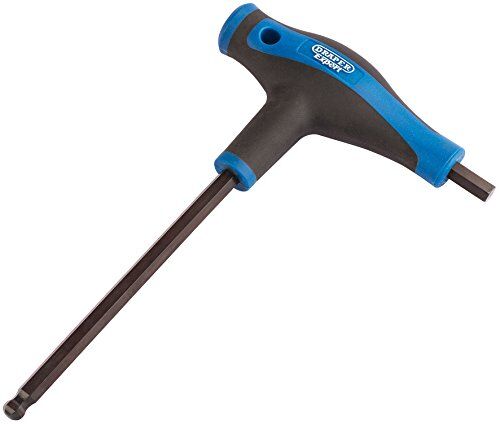 Draper Thex/SG/B Expert Soft Grip "T Handle Hexagon and Ball End Key, blu, 8.0 mm