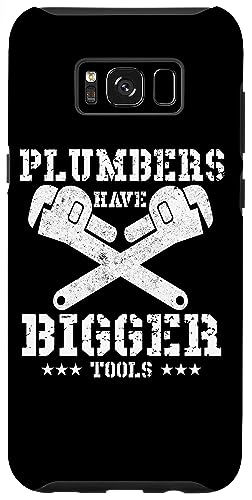 Plumbers Have Bigger Tools Custodia per Galaxy S8+ Gli idraulici hanno strumenti più grandi Idraulico divertente