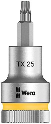 Wera , 8767 C HF TORX TORX Zyklop Bussole a inserto attacco da 1/2" con ritegno vite con, TX 25 x 60 mm