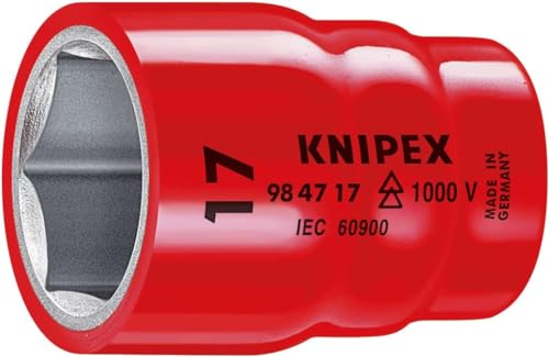 KNIPEX Chiave a Bussola per Viti Esagonali con Attacco Quadro Interno 1/2" 54 Mm