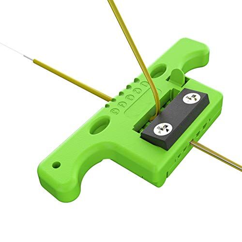 Dpofirs MAST5 Spellafili per Cavi a Tubo Sciolto, Spellafili Professionale per Cavi Multipli in ABS per Fai da Te, Spogliarellista Portatile per Fibra spelata da 1,9~3,0 mm