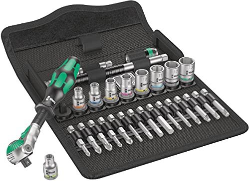 Wera 8100 SA 6 Zyklop Speed Set di cricchetti, 28 pezzi