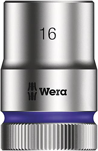 Wera , 8790 HMC Bussola per cricchetto Zyklop con attacco da 1/2", 16.0 mm