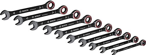 Bosch Set di Chiavi Inglesi da 10 Pz. (8/10/12/13/14/15/16/17/18/19 Mm, in Borsa) Amazon Exclusive