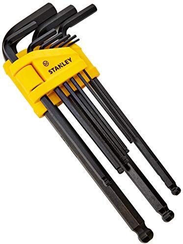 Stanley Set di 9 Chiavi per Valvole a Sfera 1,5-10 mm