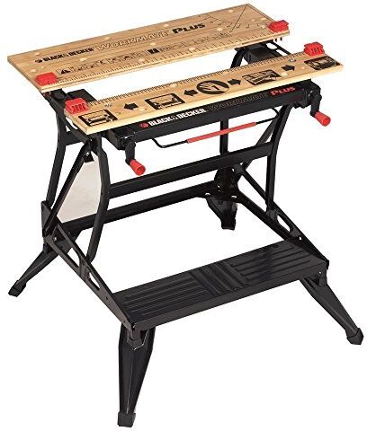 Black & Decker Workmate Banco da Lavoro, Pieghevole, Nero