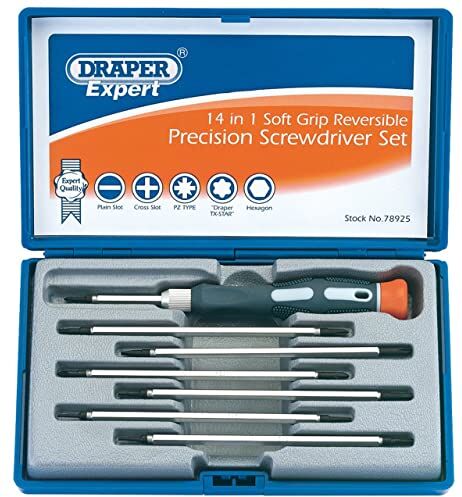 Draper Expert  Set di cacciaviti di precisione reversibili 14 in 1